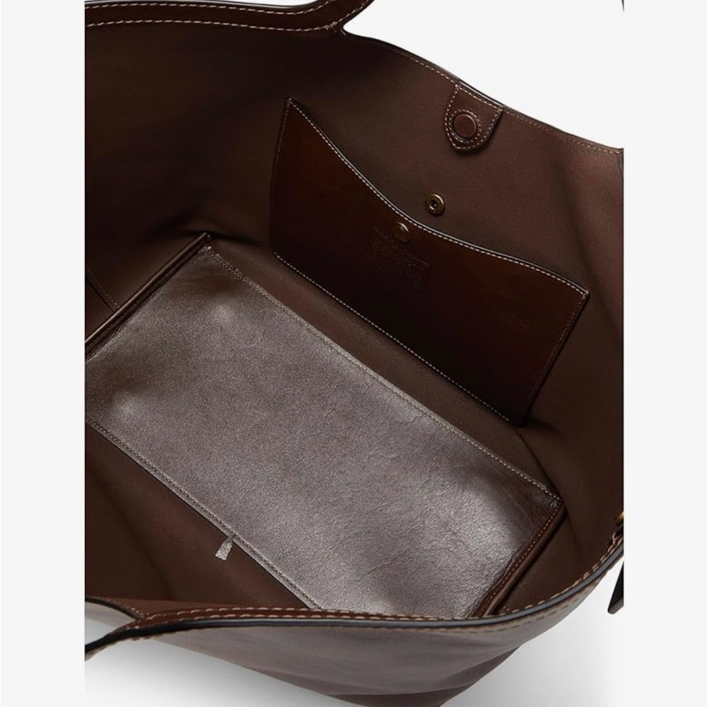 Coach Gramercy Brown Leather Tote Bag ๐๏ธ NWT - Picture 4 of 15